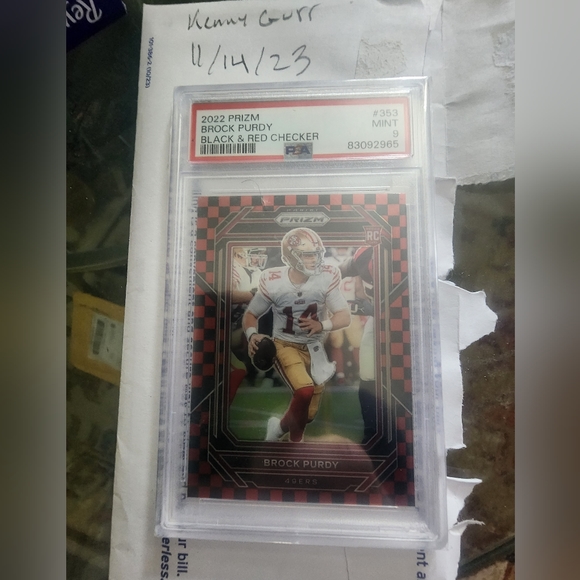 Brock Purdy checkerboard - Picture 2 of 2